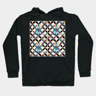 Stained glass colorful pattern, model 3 Hoodie